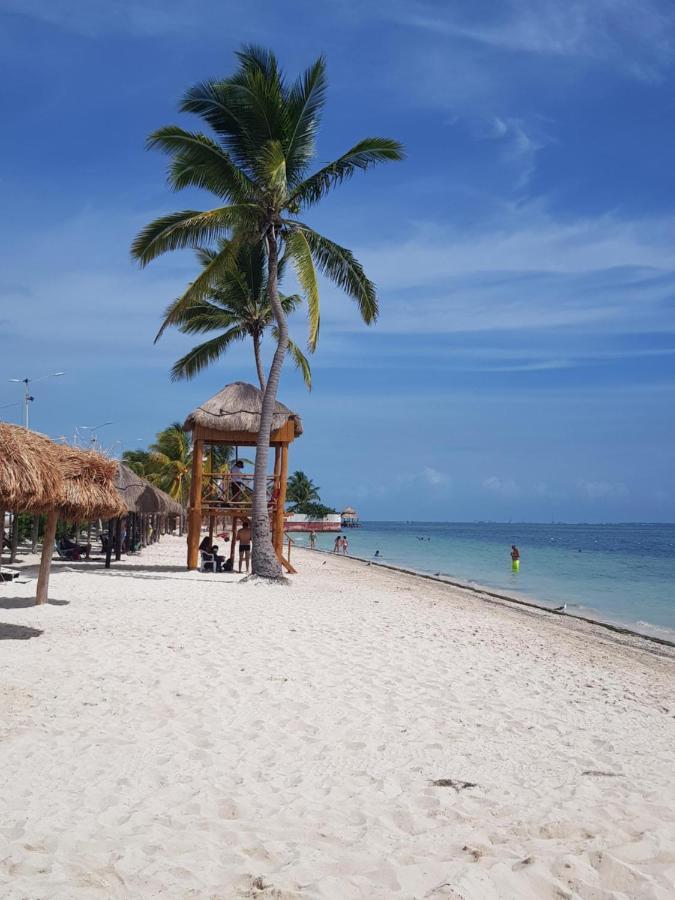 坎昆Casa Monik, A Dos Pasos De La Playa别墅 外观 照片
