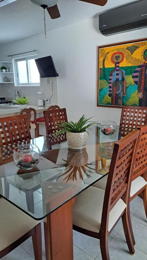 坎昆Casa Monik, A Dos Pasos De La Playa别墅 外观 照片